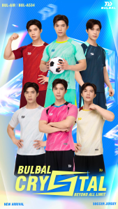 Bộ Quần Áo Bóng Đá Bulbal Crystal Chất Vải Bul-Air 150GSM Mềm Mại Thoáng Mát Thiết Kế Ấn Tượng Độc Đáo 6 Màu
