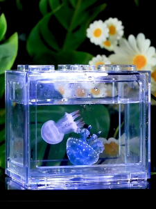 [พร้อมส่ง] ตู้ปลา ตู้ปลากัด ตู้เลี้ยงปลา ตู้ปลาปลากัด ตู้ปลาขนาดเล็ก ตู้ปลาเลโก้ โหลปลากัด โหลปลา ตู้ปลามินิ สามารถวางต่อกันเป็นคอนโดได้ ไฟLEDขายแยก