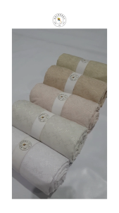 Dobby Dobi Dolby Viscose Katun Kain Batik Polos Kategori Warna Putih