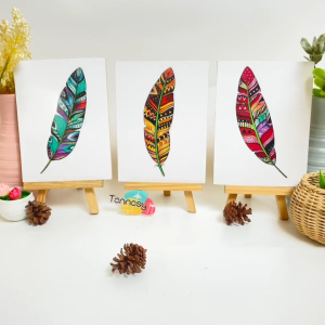 HIASAN DINDING WALL DECOR 15x20CM PAJANGAN POSTER DEKORASI KAMAR RUMAH BULU PARAS