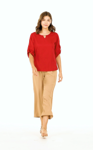Krizia 3/4 Blouse With V-Details
