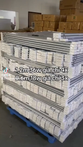 Bộ 2 cái Đèn Tuyp Bán Nguyệt 0.6m - 18w / 1.2m - 36w Siêu Sáng Giá Rẻ Bảo Hành 2 Năm