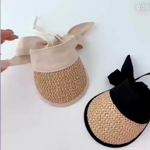 【original】 Whisker Pet Hat Pet Linen Mixed Hat Korean Ins Cat Dog Hat Teddy Bichon Sun Visor for Small Dogs Bucolic Dog Accessories Pet Photo Decoration