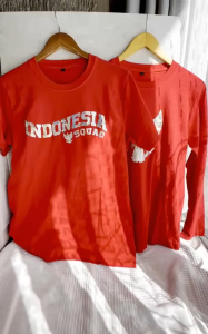 Kaos Indonesia 17 agustus 2024 79 tahun kemerdekaan dirgahayu baju katun Garuda merah putih pria wanita anak couple keluarga family terbaru DEKAOS SHOP 3017 Indonesia hologram