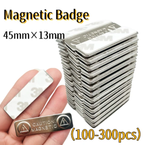 100/200/300pcs Magnetic Badge Nameplate/Adhesive Magnet/Name Tag/Magnetic Name Plate/Nameplate Magnet/Name Tag Magnet/Magnets For Nameplate/Name Plate/Magnetic Name Tag Personalized