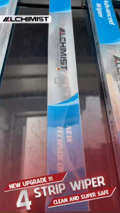 Gạt Mưa Ô Tô ALCHIMIST Xương Mềm WIPER BLADE 4 Lưỡi Silicon Cao Cấp Cần Gạt Nước Mưa Xe Ô Tô Siêu Sạch chống ồn cỡ 14 đến 26 Inch