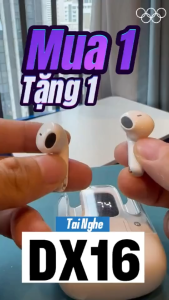 Tai Nghe Bluetooth 5.5 Damix - Tai nghe không dây bass êm tai - Tai nghe cảm ứng có màn hình Tiếng Việt nghe êm tai - Tai nghe bluetooth pin lâu