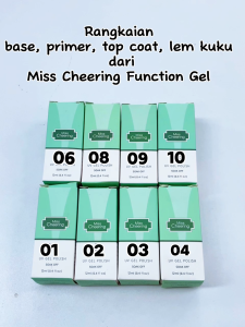MISS CHEERING FUNCTION GEL MANICURE NAIL ART BASE PRIMER TOP COAT UV GEL NAIL GLUE