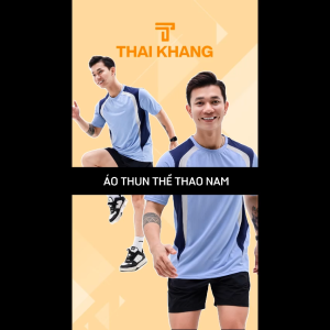 Áo thun nam cổ tròn THÁI KHANG vải thun lạnh co dãn 4 chiều mềm mặc siêu mát ATK3