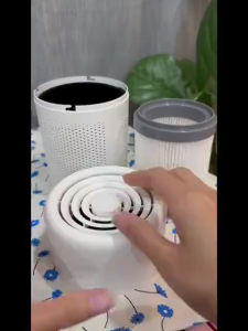 Whole house air purifier purify air dust filter UV disinfection suitable for home bedroom living room car USB
