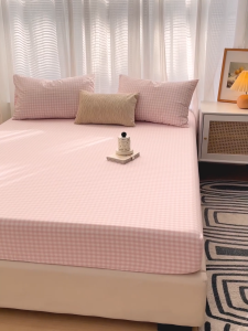 Abraca Dabra ผ้าปูที่นอนลายสก๊อตที่เรียบง่ายคุณภาพสูง 800TC ปลอกหมอน 3 ฟุต 3.5 ฟุต 5 ฟุต 6 ฟุต