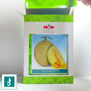 Benih Melon ALINA F1 Isi 40 Butir Kemasan Pabrik Cap Panah Merah