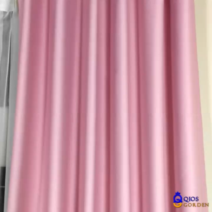 Gorden Jendela Ruang Tamu Bahan Blackout Motif Serat Tebal Tidak Terawang Model Smokering