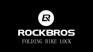 ROCKBROS 32140003 Kunci Gembok Lipat Sepeda Motor Anti Maling Mini Folding Lock High Strength Zinc Alloy Steel Bicycle Lock Anti-theft Portable Small Size Bike Lock Bike Accessories