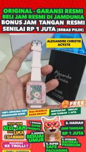 JAM TANGAN ALEXANDRE CHRISTIE WANITA ORIGINAL 9378 AC9378L6 - Women CT - Rubber - Pink - Jamdunia / Jam dunia JD18 # JAM TANGAN ALEXANDER CHRISTIE WANITA JAM ALEXANDER CHRISTIE WANITA + AC 9378 L6 AC9378 AC9378L6 AC 9378L6 ACF9378L6 S003