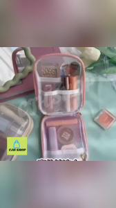 CJH SHOP 1pcs Cute Cosmetic Bag Waterproof Makeup Pouch Lipstick Bag Portable Transparent Make Up Storage Bag