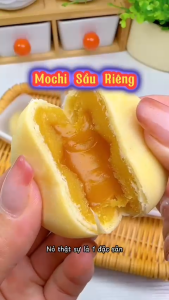 Bánh Mochi Sầu Riêng Thơm Ngon Đậm Vị Sầu Riêng Với Vỏ Bánh Mềm Mềm Thích Hợp Ăn Kiêng Giảm Cân Lành Mạnh