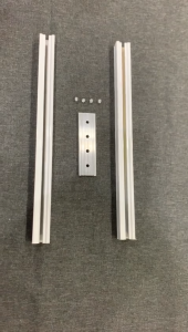 (Heavy Duty) Full set Curtain Langsir Double White Putih Track Batang Rail (Aluminium)***3 Years Warranty***