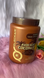 Kem hấp tóc Eleckar Avocado Coconut 1000ml
