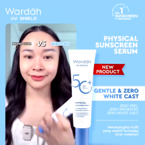 Wardah UV Shield Physical Sunscreen Serum SPF 50+ PA++++ - 30mL