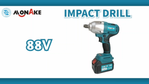 MONAKE Mesin Impact Drill Baterai Cordless Portabel Brushless Mesin bor 48S/48V/88V with Li-ion Batteries mini
