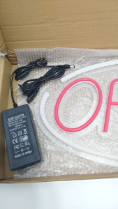 ป้ายไฟ OPEN ป้ายไฟนีออน เพิ่มเอกลักษณ์สีสัน สว่างมาก กินไฟน้อย ป้ายไฟนีออน สวยงาม ตกแต่ง ไฟประดับตกแต่ง ป้ายร้าน