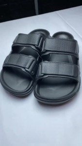 Sandal karet cowok keren EVA casual kekinian ban dua Sendal pria elegan cowok selop empuk karet anti slip