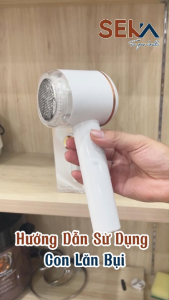 (HÀNG MỚI VỀ) Máy cắt lông xù quần áo SEKA SK920  Cắt lông xù hút bụi tặng kèm cây lăn bụi quần áo