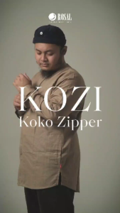 Kozi Koko Zipper Casual Laki laki Pria Ikhwan Sholat by ROSAL