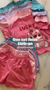 Twinkle Margie Piyama Anak Perempuan 4 Motif One Set Daily Kids Baju Tidur Santai