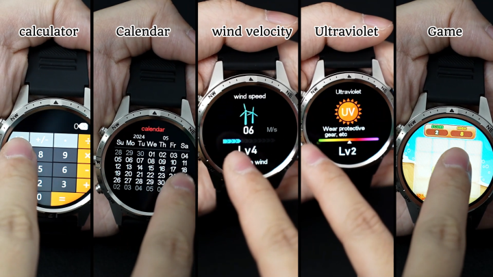 Aolon GT5 Pro Smart Watch Compass HD Bluetooth Call Heart Rate