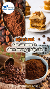 Bột cà phê nguyên chất 100g (Cafe đắp mặt tẩy da chết dưỡng trắng) - Thảo Dược Hạnh Nguyên