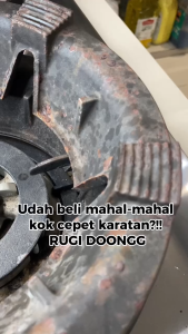 KOCH&BACKEN Tatakan Dudukan Besi Tungku Kompor Gas Universal ANTIANGIN