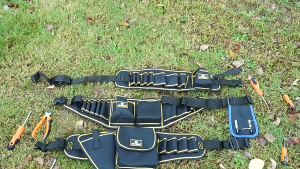 JIEKE Tas Pinggang Perkakas Serbaguna Waist Pocket Tool Bag Oxford - CZ234 - Black