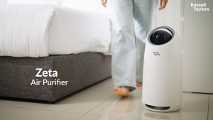 Russell Taylors Zeta Air Purifier H13 HEPA Filter UV-C Disinfection (180m3/h 250 sq ft)