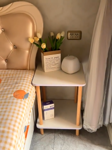 Simple nightstand Small bedroom multi-layer table Nordic simple mini home storage storage Bedside shelf