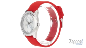 Jam Tangan Wanita Guess W0911L9 Red Silver Original Garansi 2Tahun
