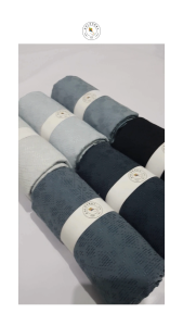 Dobby Dobi Dolby Viscose Katun Kain Batik Polos Kategori Warna Hitam