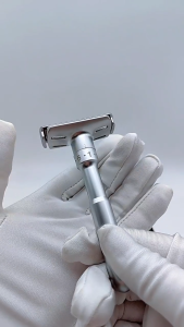 Adjustable Safety Razor Double Edge Classic Mens Shaving Shaver Aggressive 1-69 File Removal with Hair Blades Mild 5 it to Q1G6