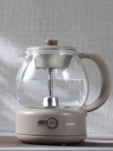 TonyRare - Máy Pha Trà Glass Tea Water Kettle Deluxe hâm nóng và bảo vệ chống sôi khô 600W 1L
