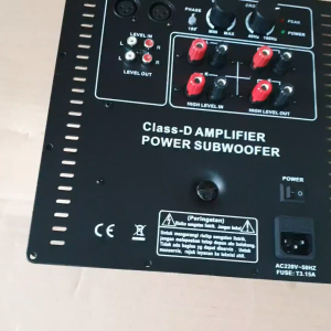 MESIN POWER KIT SUBWOOFER AKTIF 25x25 cm AMPLIFIER AMPLI SUB ACTIVE BISA 12IN 15IN 18IN BASS