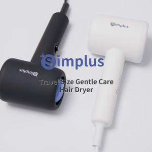 Simplus Ionic Hair Dryer丨Round Air Outlet丨12m/S Fast Dry 丨1000W Power 丨Compact Lightweight CFJH004