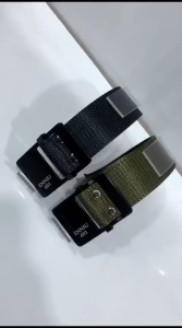 Ikat Pinggang Pria - sabuk kain model kepala geser / gesper pria kanvas - Terlaris !!! Ikat Pinggang Bahan Kulit -Gesper Sabuk Ikat Pinggang Pria IMPOR Desain Fashion & Klasik untuk Pekerjaan Bisnis dan Kasual - gesper kulit premium terbaru 2023 bisa COD