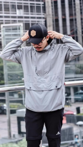 AVTECH - Jaket Windbreaker Water Repellent Gorpcore Outdoor Hiking Gunung Camping Motor Harian Hujan - SCHIMA