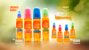 MAKARIZO Hair Energy Scentsations Hair Fragrance 30mL 100mL | Parfum Rambut Mist Perfume (BPOM)