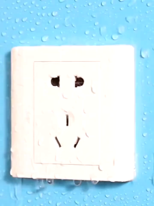 TUKUO Pengaman StopKontak Tempel Dinding Kotak Cover StopKontak Dinding Anti Air - Box Alat Pengaman Lubang listrik Dari Anak Bayi