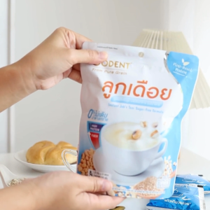 โกเด้นท์ เครื่องดื่มลูกเดือยปรุงสำเร็จ สูตรโปรตีนสูง ไม่มีน้ำตาล (ขนาด 125 กรัม) จำนวน 5 ซอง/ถุง