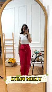 COZZYBISS CELANA KULOT MELLY WANITA BASIC HORNET PANTS TRENDY
