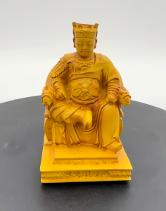 Chop Tan Lam Hin Small Statue put in car 4" Guang Ze Zun Wang Fiber 陈南兴小神像放车里面 4"广泽尊王(仿二度锦雕) 树脂
