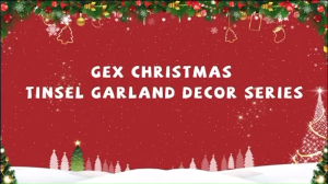 1.6M christmas garland Tinsel Garlands Christmas Decoration for Tree Ornaments Year Party Decor JVL